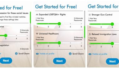 liberal dating app, progressive dating app, dating app for democrats